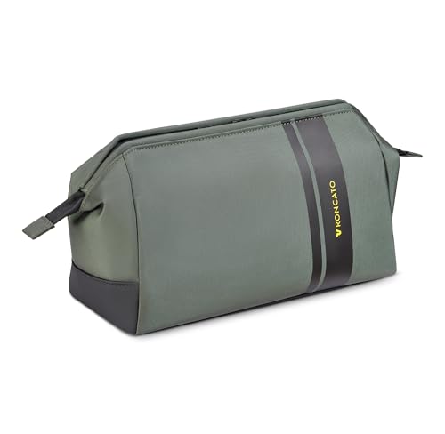 Roncato Metropolitan Travel Necessaire, verde militar, 16x28x12, Basic