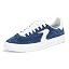 Navy Pig Suede Duraleather White Trim