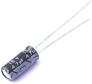 100 Pcs Aluminum Electrolytic Capacitor Dip 4.7uF Â±10% 16V Radial Lead, 5x11mm KM4R7K0160511PE1