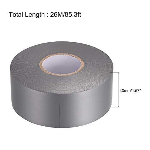Image of uxcell Insulating Tape 40mm Width 26M Long 0.26mm Thick PVC Electrical Tape Grey
