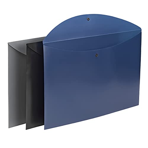 Smead Project Envelope Snap Closure Top Load Tabloid Size Assorted Colors 6 per Pack (89691)