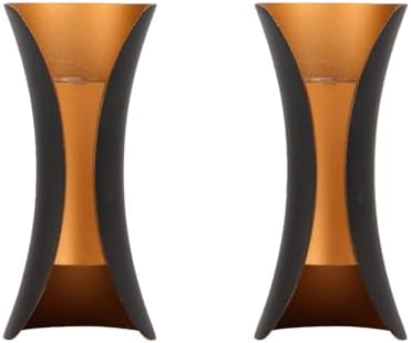 Jackal® 12 Watt Sparrow Up-down LED Outdoor Wall Lights Waterproof IP65 (Warm White) with Metallic Body - Pack of 2 | Wall Highlighter, Fancy Exterior Wall Mounted Light, Wall Lamp (6 Months Warranty)