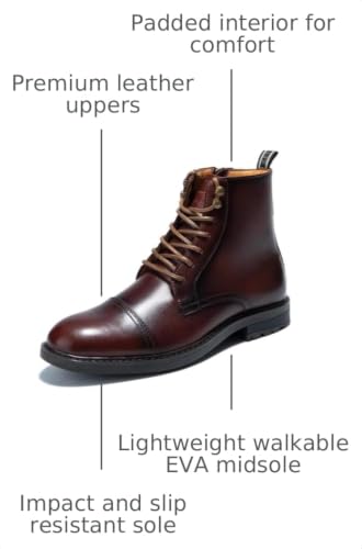 Image of Arkbird Men's Chukka Boots Genuine Leather Ankle Boot for Men Classic Casual Oxford Style Footwear