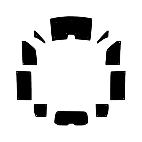 車用サンシェードライト1台分 フロントサイドリアセット ステップワゴン RP系 RP6 RP7 RP8 カーシェード 日除け 目隠しパーツ 専用 フルセット