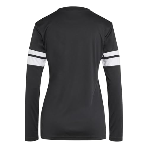 adidas Damen SQUADRA25 Jersey Long Sleeve, Black/White, M