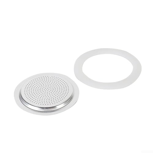 Sello de silicona + filtro, para cafetera espresso Moka, junta y...