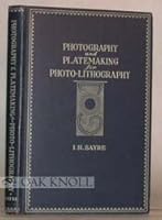 Photography and platemaking for photo-lithography, B00086QYW4 Book Cover
