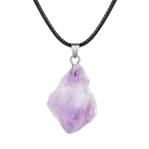 Colliers lavande en cristal et cuir pour sublimer vos tenues d'été