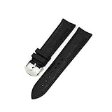 CASSIS[カシス] カウチックラバー 時計ベルト 完全防水 CAOUTCHOUC CROCO カウチッククロコ 22mm ブラック 交換用工具付き U0043001019022