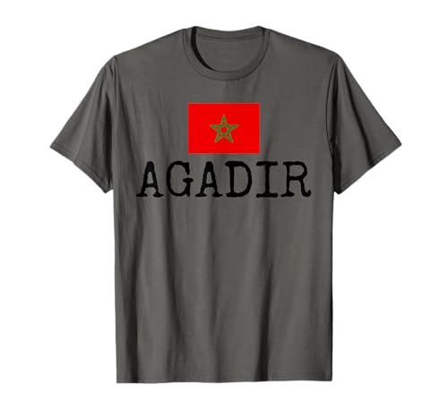 Agadir Marruecos Vacaciones Maruecos Souvenir Mujer Hombre Camiseta