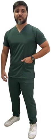 Conjunto Scrub Pijama Cirúrgico Masculino Lucas Linha Microtec Le...