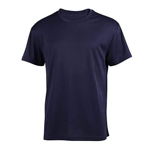 Image of 3 Pack Men's Quick Dry T Shirts Athletic Running Workout Short Sleeve Shirts for Men Active Crew Neck Tops