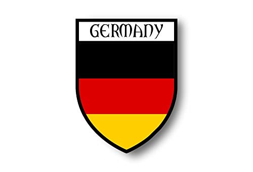 Akachafactory Autocollant Sticker Voiture Moto Blason Ville Drapeau Allemagne Allemand