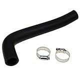 JZGRDN Fuel Filler Hose with Filler Hose Clamps 5357970 17740.03 Compatible with Jeep CJ5 & CJ7 78-86 15 Gallon Fuel Tank