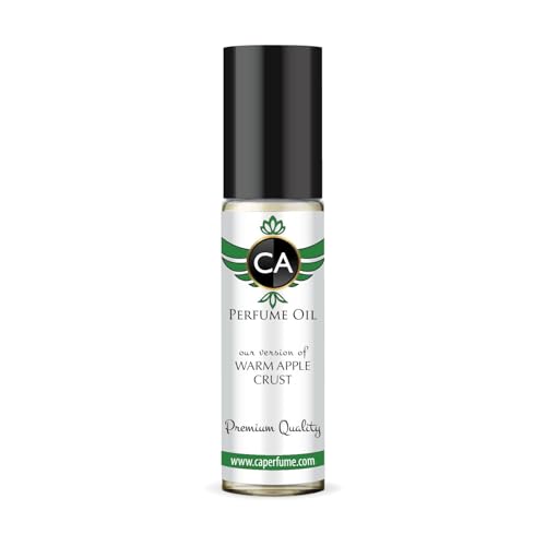CA Perfume Originals Warm Apple Crust Unisex Fragrance Oil Gourmand Scent Long Lasting Perfumes for Women &amp; Men Travel Size TSA Ready Mini Parfum Body Oil Roll-on 0.33 Fl Oz 10ml