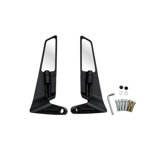 Espejo retrovisor ajustable de alta resistencia aerodinámica para moto Suz y Kaw