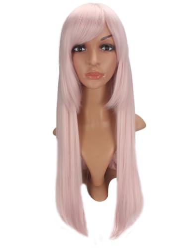 Wigs2you.com�����O�E�B�b�O �O���t�� �X�g���[�g �ϔM�t���E�B�b�O ���R�ȃJ���[�Ŗ������l�K�[���[�X�^�C�� - �v�����Z�X�s���N (C-072-PPINK)