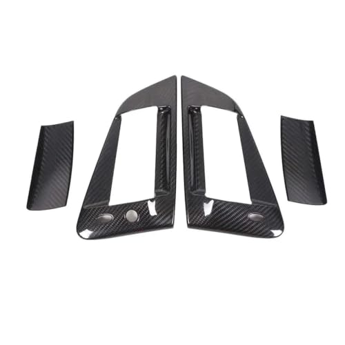 Cubierta de manija de puerta en fibra de carbono para Nissan 370Z, protección y estilo deportivo
