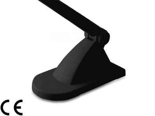 Beltom® Lampada con Lente d'Ingrandimento da Tavolo 3 + 12 DIOTTRIE con Neon Luce Bianca per Estetista, ESTETICA, Laboratorio E LAVORI di PRECISIONE - Nero