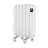 Taurus – Radiador Eléctrico Persia 1000 | 4 Elementos | Pared/Pie | Termostato Ajustable | Programación 24/7 | Pantalla LCD | Silencioso | Desconexión Total