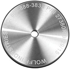 CR-2 Scissors Tube + Wolff Ookami Gold Polishing Wheel with Free Polishing Compound Included - 5" Wheel fits Wolff Scissor Sharpening Machines (Ookami Gold Polishing Wheel with Compound)