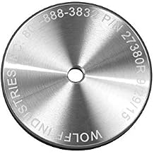 Wolff Twice as Sharp and Ookami Gold Wheels - Professional & Industrial Honing, Diamond, Polishing Wheels. 5" Wheels fit Wolff Scissor Sharpening Machines 600 Grit Diamond Wheel
