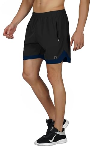 Image of NEVER LOSE Mens Running Athletic Shorts 5 inch Inseam Quick Dry Workout Shorts Men Lightweight Gym Shorts with Pockets