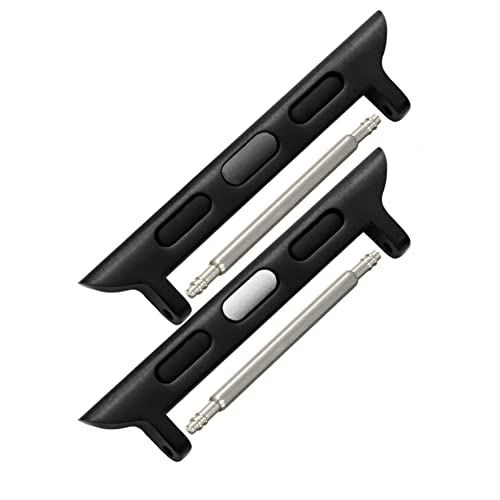 Masar - Kit adaptador de pulsera compatible con Apple Watch iwatch Adapter 1,2,3,4,5,6,7,8,9,10, SE, Ultra1 y 2-38/40/41mm o 42/44/45/49mm - Correa de reloj de 14 mm a 24 mm - Atención al sentido