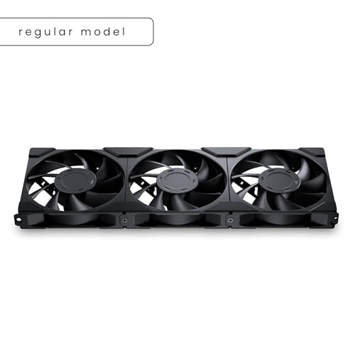 PHANTEKS M25 PC Fan 120mm 3-Pack – Gaming PC Fan Black | PWM Fan - up to 2,000 RPM - Modular System - High Airflow - Low Vibration - Quiet 1