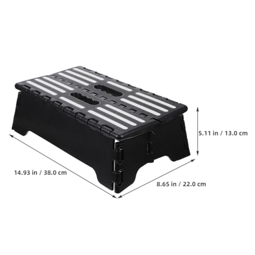 Taburete plegable de material PP Veemoon con estructura resistente 3