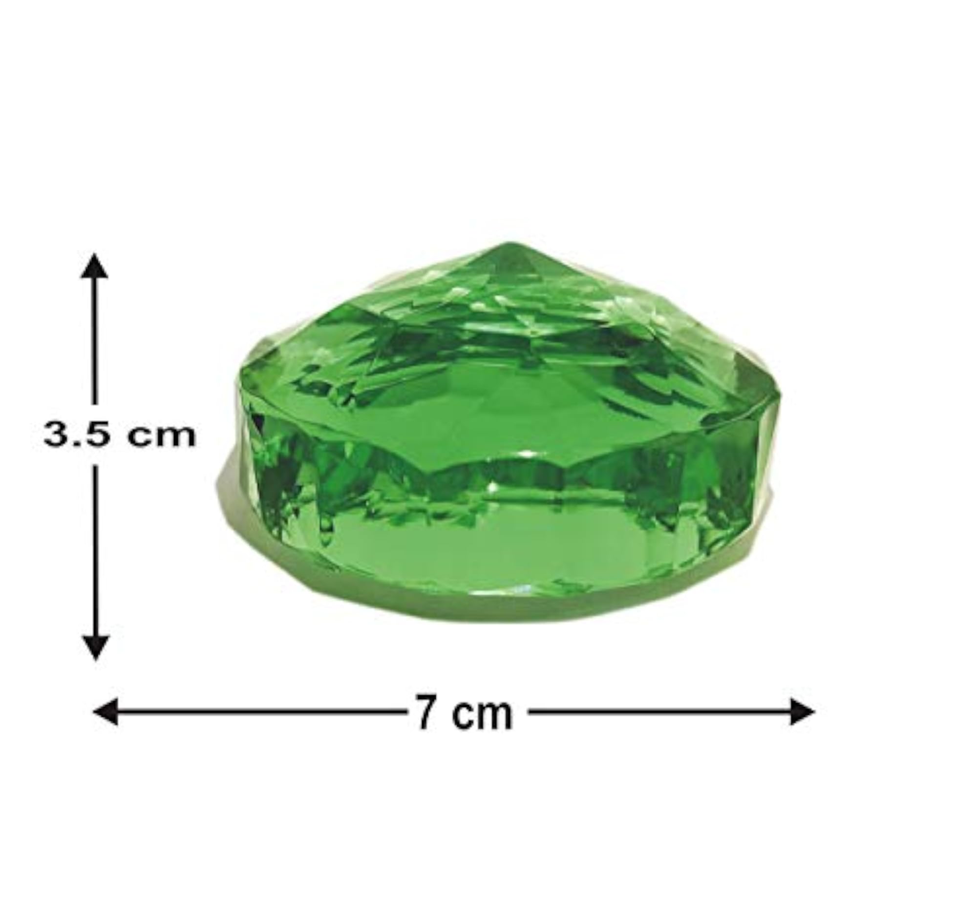 Diamond Cutting Glass Paper Weight & Table Decorative Showpiece
