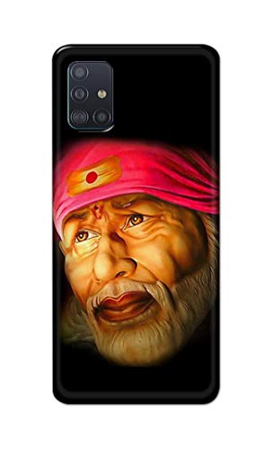 Image of PRINTFIDAA Sai Baba Lord Shiridi Great God Hinduism Religious Hard Back Cover for Samsung Galaxy A51, A51 5G SM-A515F / DSN, SM-A515F / DS Back Cover -(P6) KAT1002