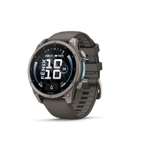 Garmin fēnix 9, Montre connectée GPS Multisports, 47mm, Pebble Grey