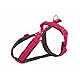 TRIXIE New Premium Trekking Geschirr, S-M: 44-53cm/20mm, Fuchsia/Graphit, Hund