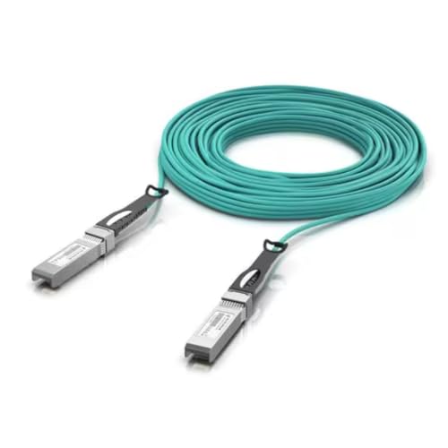 Cable SFP28 de 30m activo de fibra óptica aqua para transferencias sin latencia