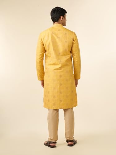 Image of DIWAS BY MANYAVAR Men's Brocade | Jacquard Weave Kurta (1pc)