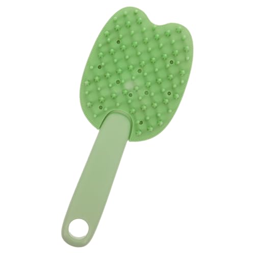 ifundom Portable Cat Grooming Brush Washable Dual Sided Comb for Pet Grooming Ergonomic Grip Multi Function Tool Undercoat Brush for Cats Easy Clean and Reusable