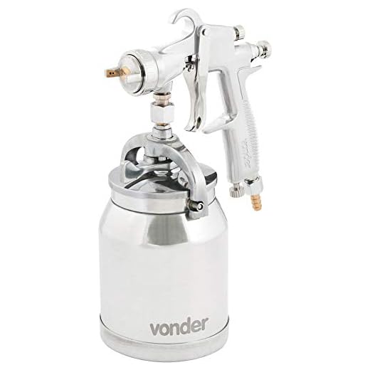 Vonder, Pistola Para Pintura Com Caneca Em Alumínio Tipo Sucção Psv 200.