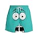DASAYO Plus Size Mens Summer Fashion Mens Beach Shorts with Pockets Plus Size Summer Casual Funny Cute Elastic Waist Drawstring Short 2026 Vacation Outfits Mint Green 3XL
