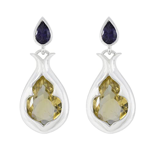 Boucle d'oreille en argent 925 poire le cadeau idéal pour femme