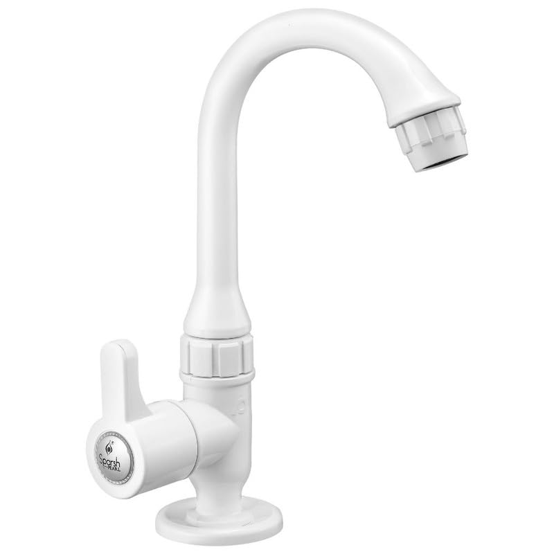 Sparsh Pearl Swan Neck Tap with Flange for Bathroom/Kitchen/Outdoor PTMT Tap (𝐂𝐚𝐬𝐩𝐞𝐫 𝐒𝐞𝐫𝐢𝐞𝐬)-image-13
