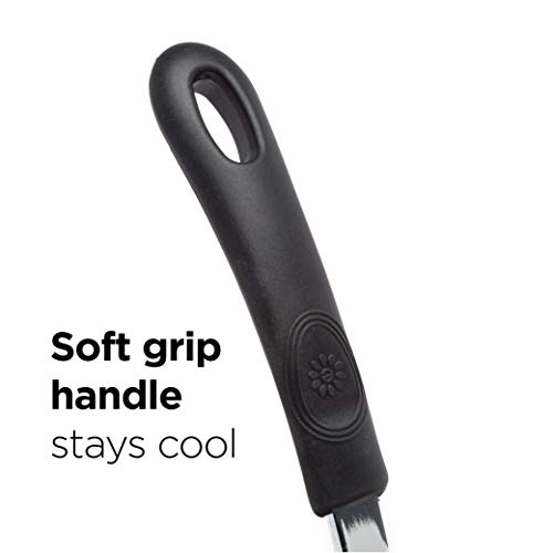 Ecolution Symphony Reinforced Ergonomic Cool-Touch Silicone Handles, Dishwasher Safe, Nonstick, 11 Inch, Grey #TOP4