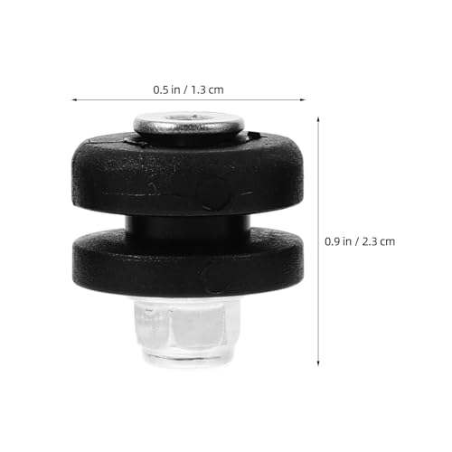 Aleación de aluminio negro superior en espaciadores Mipcase para placa base de baúl 7