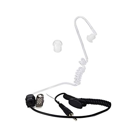 Auricular de vigilancia HYS TC-617-1N con tubo acústico transparente Cover