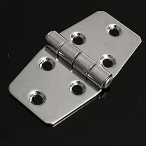 GlobalNiche 3 Inch Stainless Steel Boat Marine Flush Door Hatch Compartment Hinges Replacment One Piece