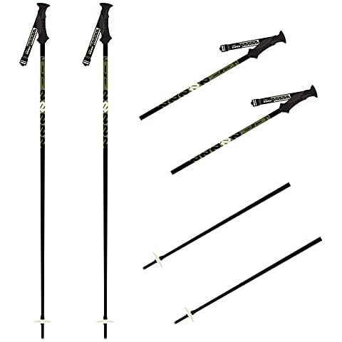 K2 Skis Herren Skistöcke Power Composite en negro y verde, 135 cm Cover