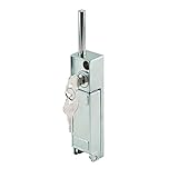 Defender Security U 9997 Keyed Bolt Lock, Aluminum Finish