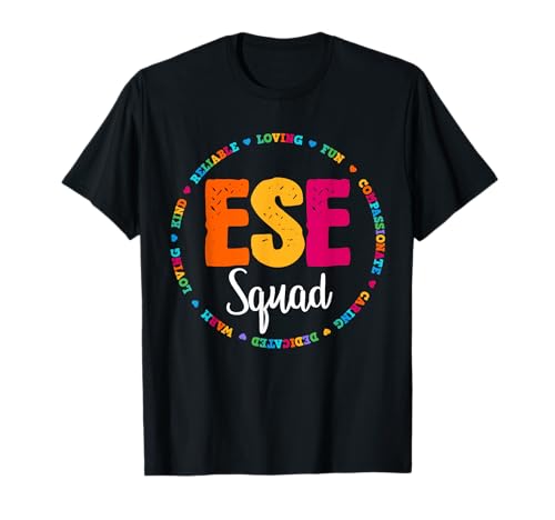 Matching ESE Squad First Last Day Team Teacher Student Tribe T-Shirt
