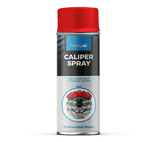 Simply SP-017 Red Caliper Spray Paint, 400ml