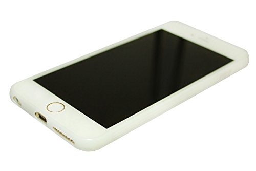 Izercase Iphone 6 Plus, Iphone 6S Plus Case Personalized Light Blue Damask Pattern Rubber Case - Fits Iphone 6 Plus, Iphone 6S Plus T-Mobile, At&T, Sprint, Verizon And International (White) #TOP2